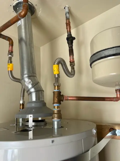 Water heater installation and plumbing repair in Unity